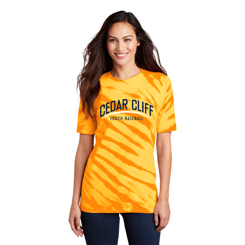 Unisex Tiger Stripe Tie-Dye Tee