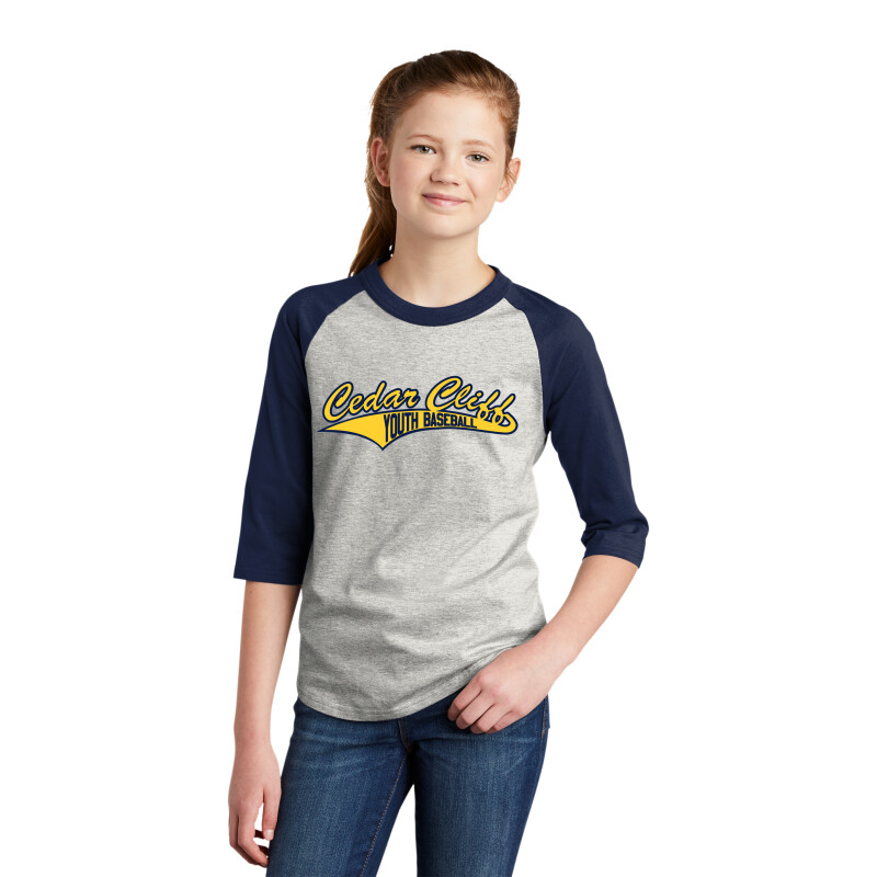 Sport-Tek Youth Colorblock Raglan Jersey