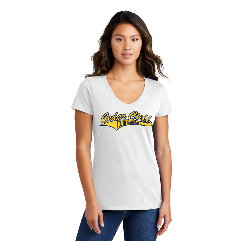Port &amp; Company® Ladies Fan Favorite™ V-Neck Tee