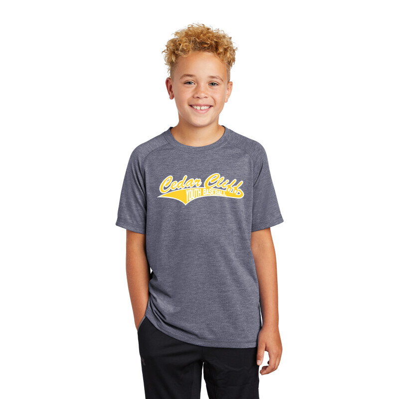 Sport-Tek Youth PosiCharge Tri-Blend Wicking Raglan Tee