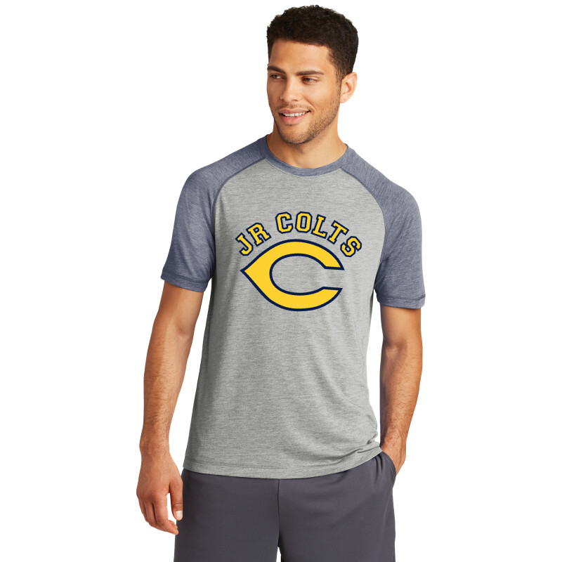 Sport-Tek Tri-Blend Wicking Raglan Tee