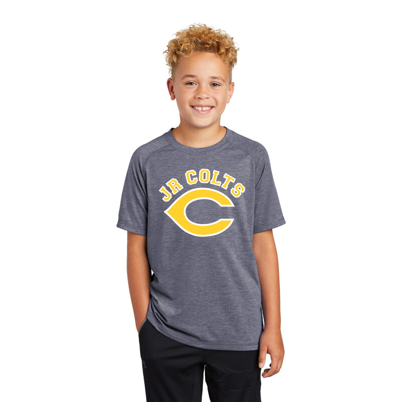 Sport-Tek Youth PosiCharge Tri-Blend Wicking Raglan Tee