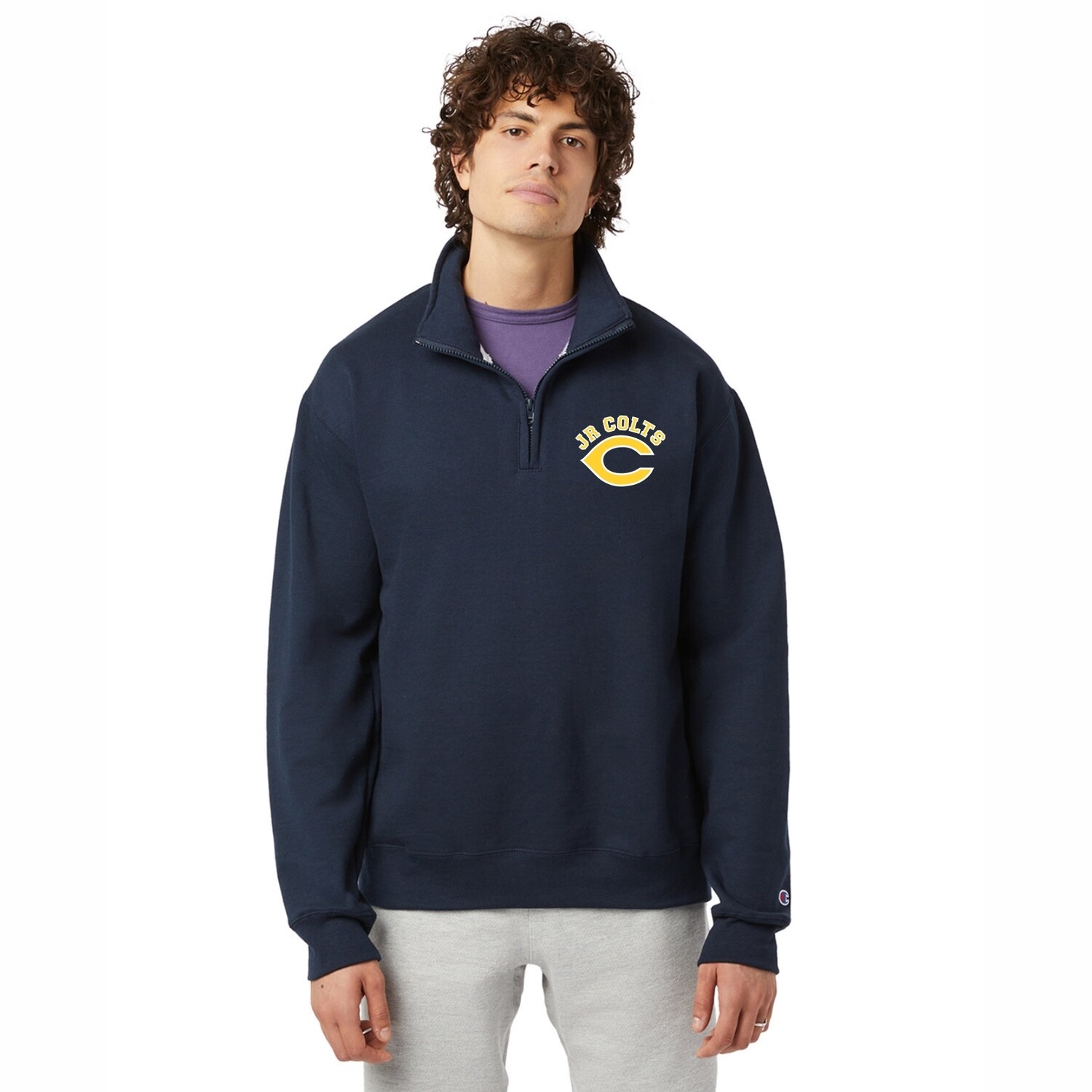 Champion Unisex Powerblend Quarter-Zip Pullover
