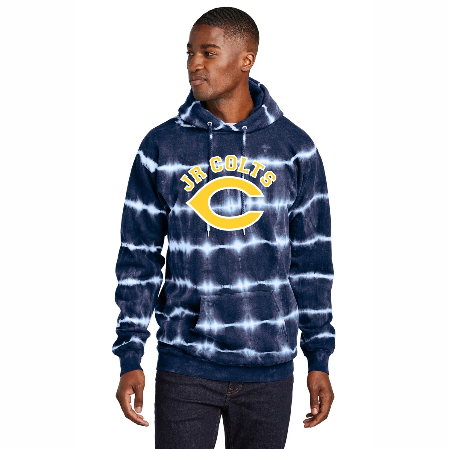 Port &amp; Company - Allover Stripe Tie-Dye Fleece