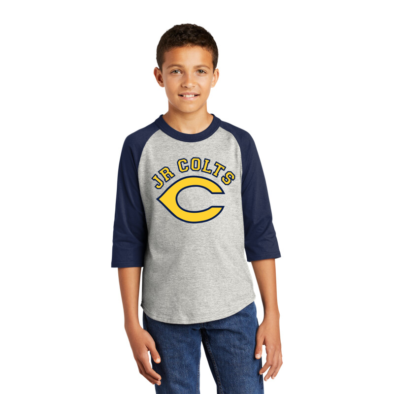 Sport-Tek Youth Colorblock Raglan Jersey