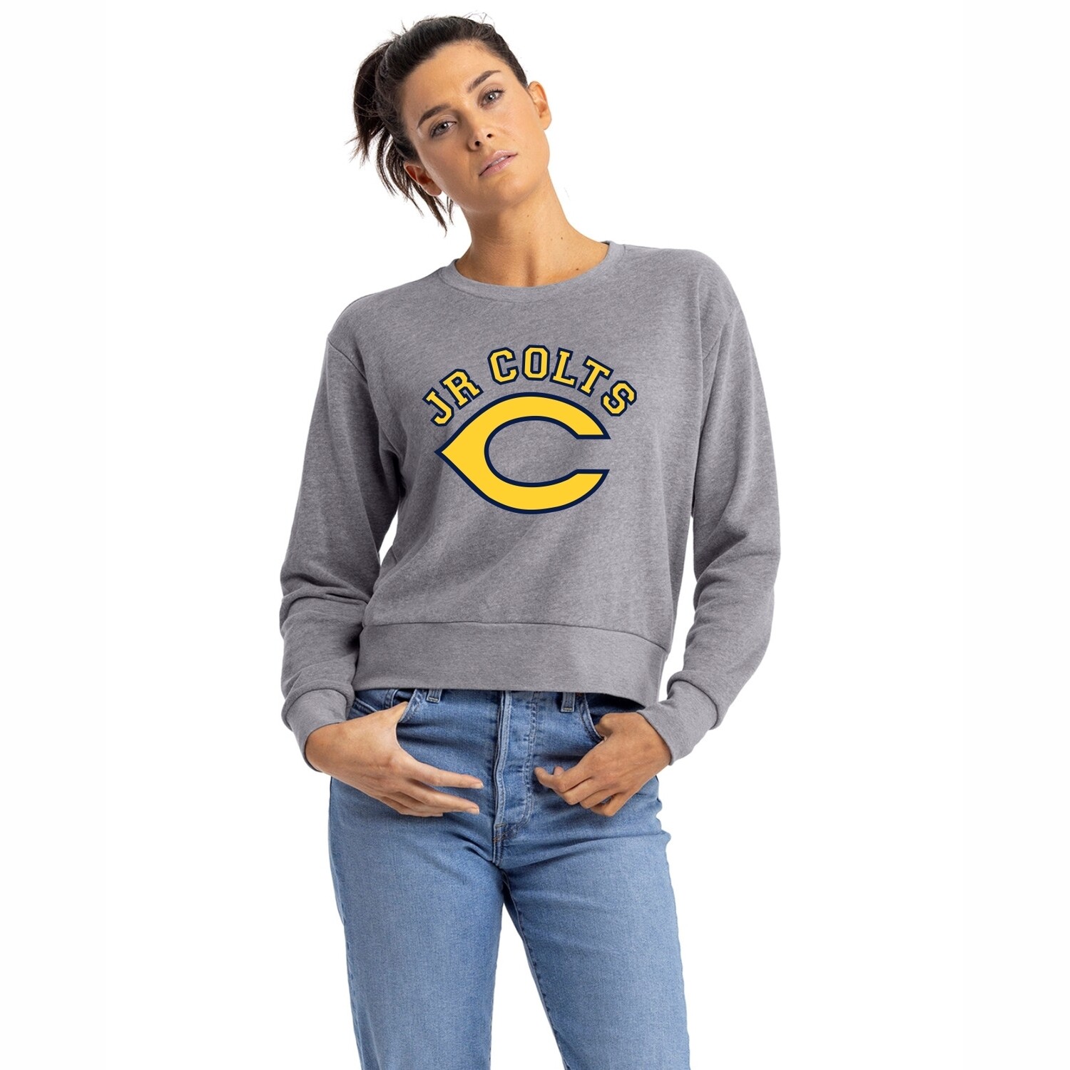 Next Level Apparel Ladies' Laguna Sueded Sweatshirt