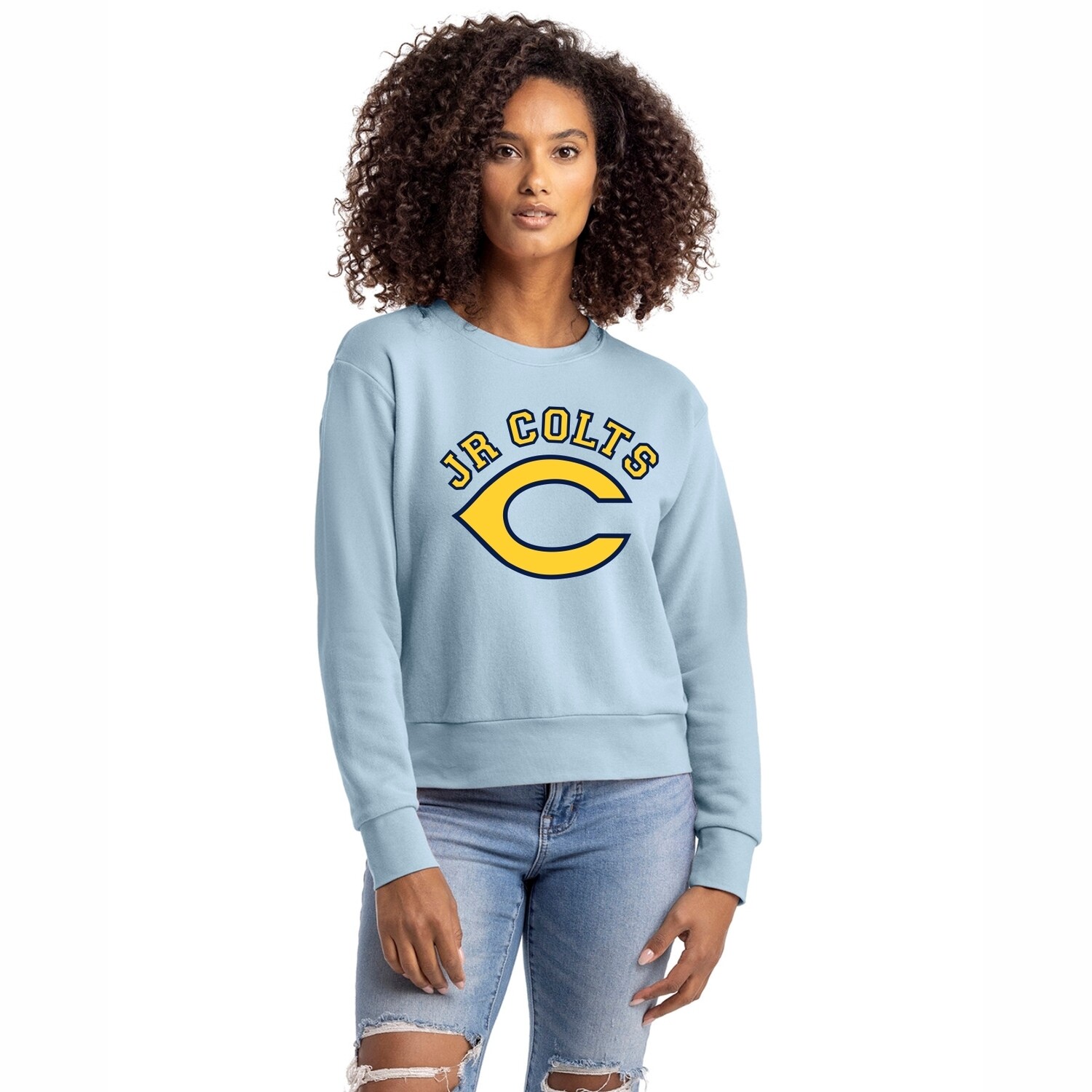 Next Level Apparel Ladies&#39; Laguna Sueded Sweatshirt