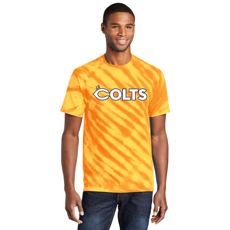 Unisex Tiger Stripe Tie-Dye Tee
