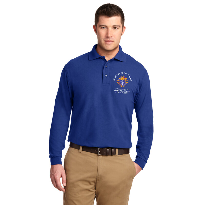 Port Authority Silk Touch Long Sleeve Polo