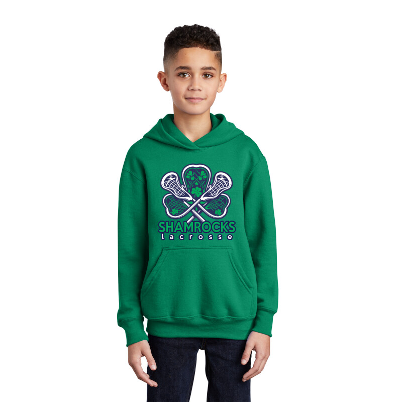 Port &amp; Company® Youth Core Fleece Pullover Hooded Sweatshirt