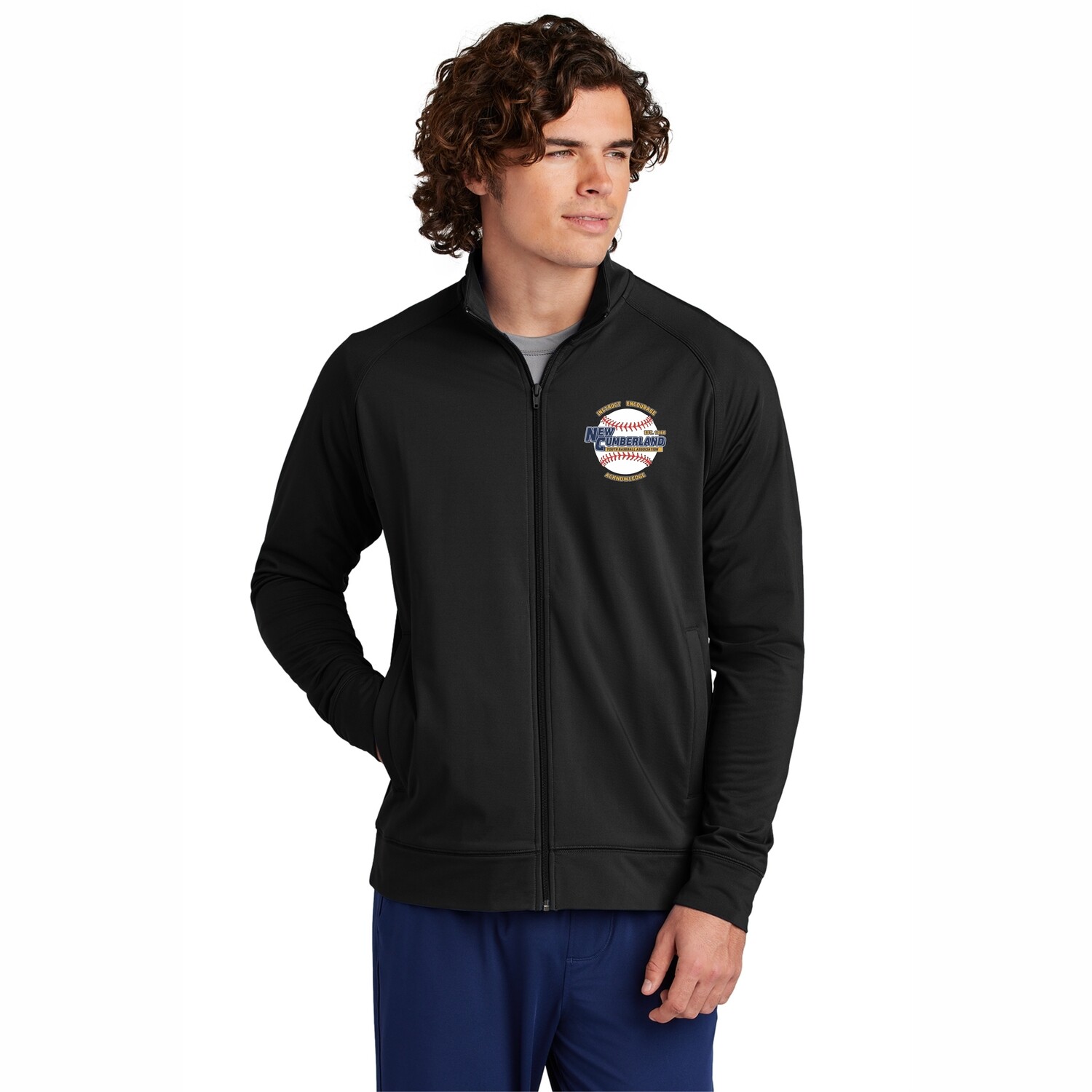 Sport-Tek® Stretch Full-Zip Cadet Jacket