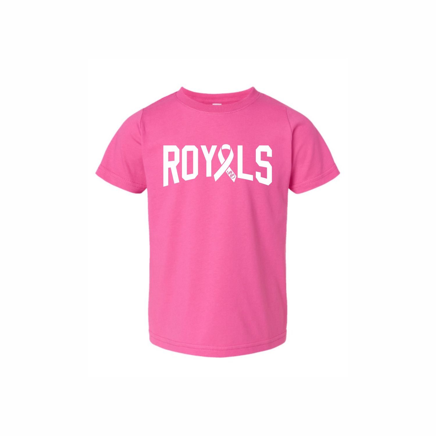 TODDLER Royals Breast Cancer Awareness Short Sleeve Tee
