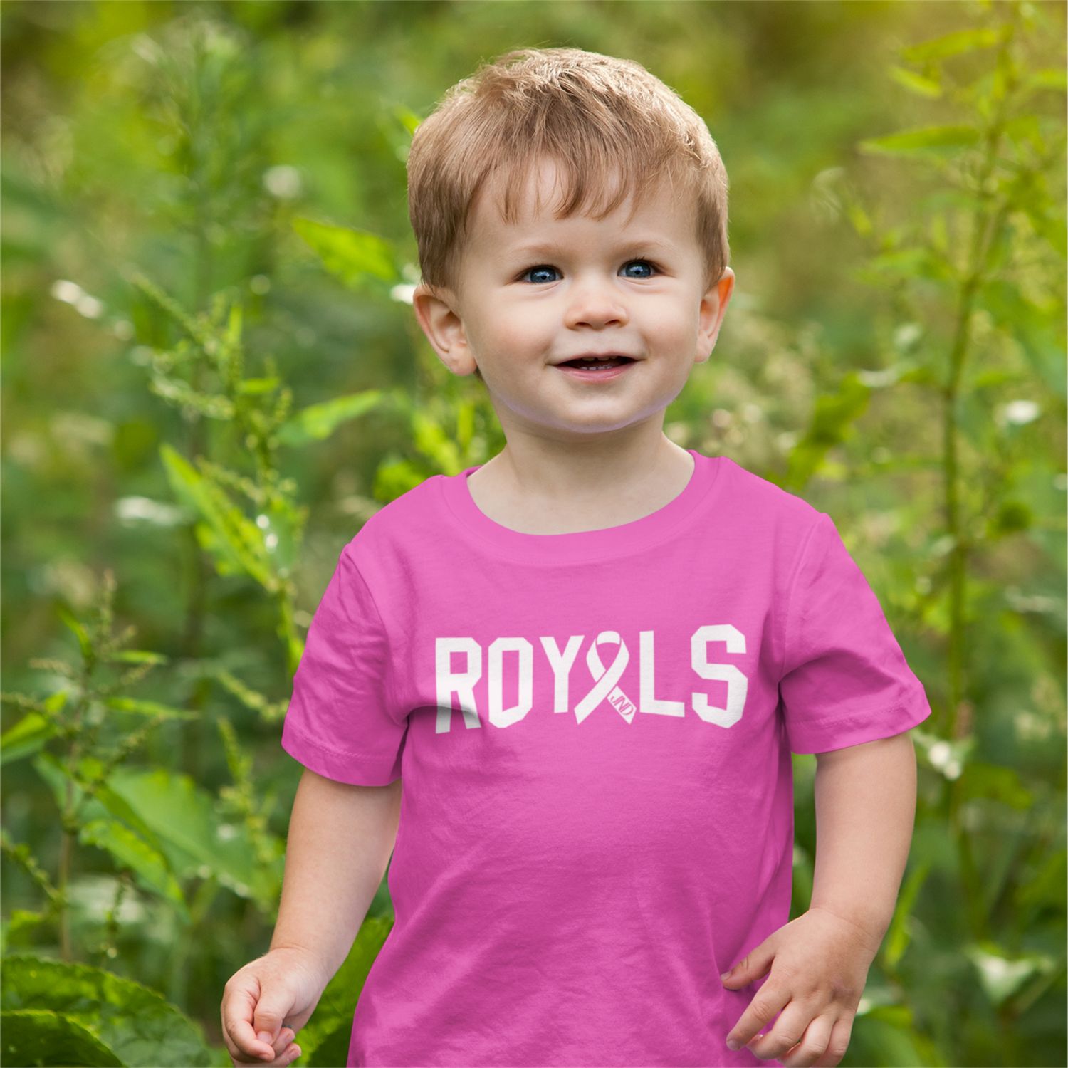 TODDLER Royals Breast Cancer Awareness Short Sleeve Tee