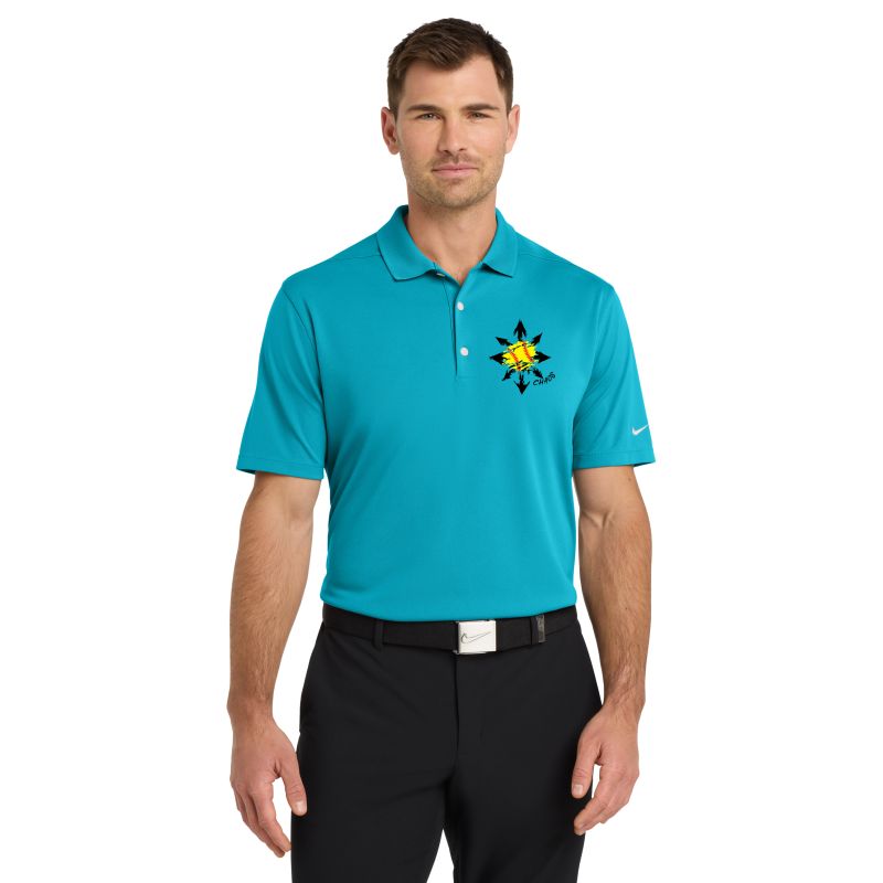 Nike Dri-FIT Micro Pique 2.0 Polo, Color: Tidal Blue