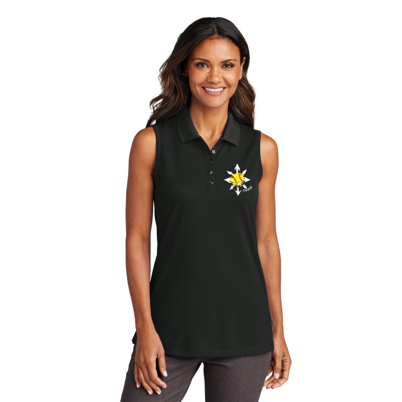 Port Authority Women&#39;s Dry Zone UV Micro-Mesh Sleeveless Polo
