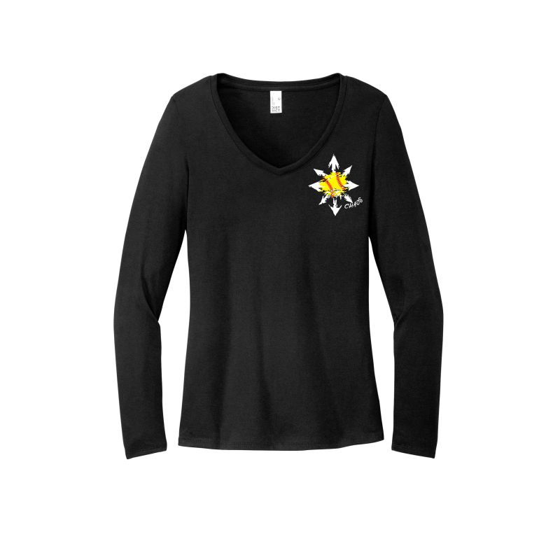 District® Women’s Perfect Tri® Long Sleeve V-Neck Tee