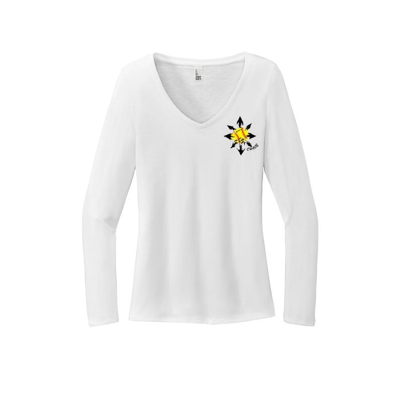 District® Women’s Perfect Tri® Long Sleeve V-Neck Tee
