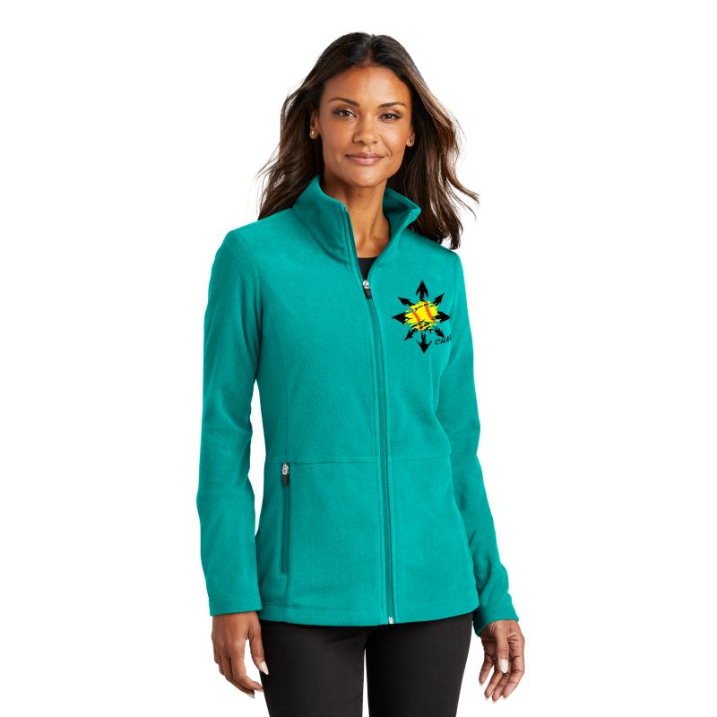 Port Authority® Women&#39;s Accord Microfleece Jacket, Color: Teal