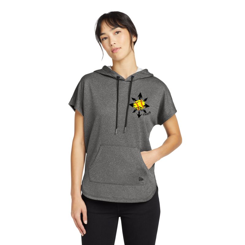 New Era - Ladies Performance Terry Short Sleeve Hoodie
