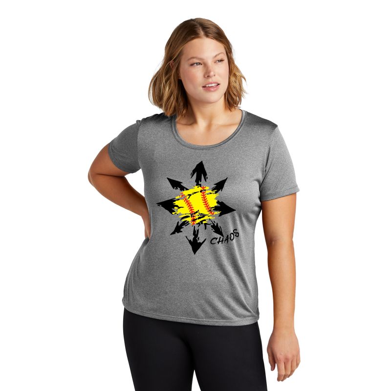 Ladies Heather Contender™ Scoop Neck Tee