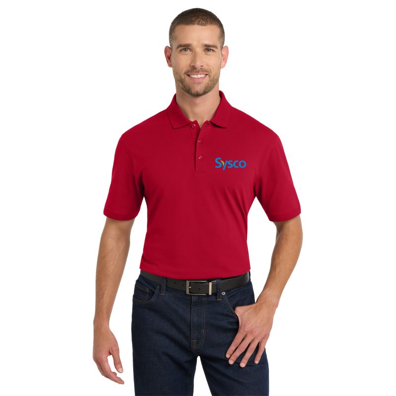 Port Authority® EZCotton® Polo, Color: Apple Red