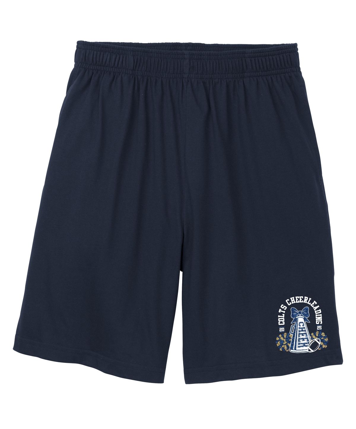Jersey Knit Short with Pockets, Color: New Navy