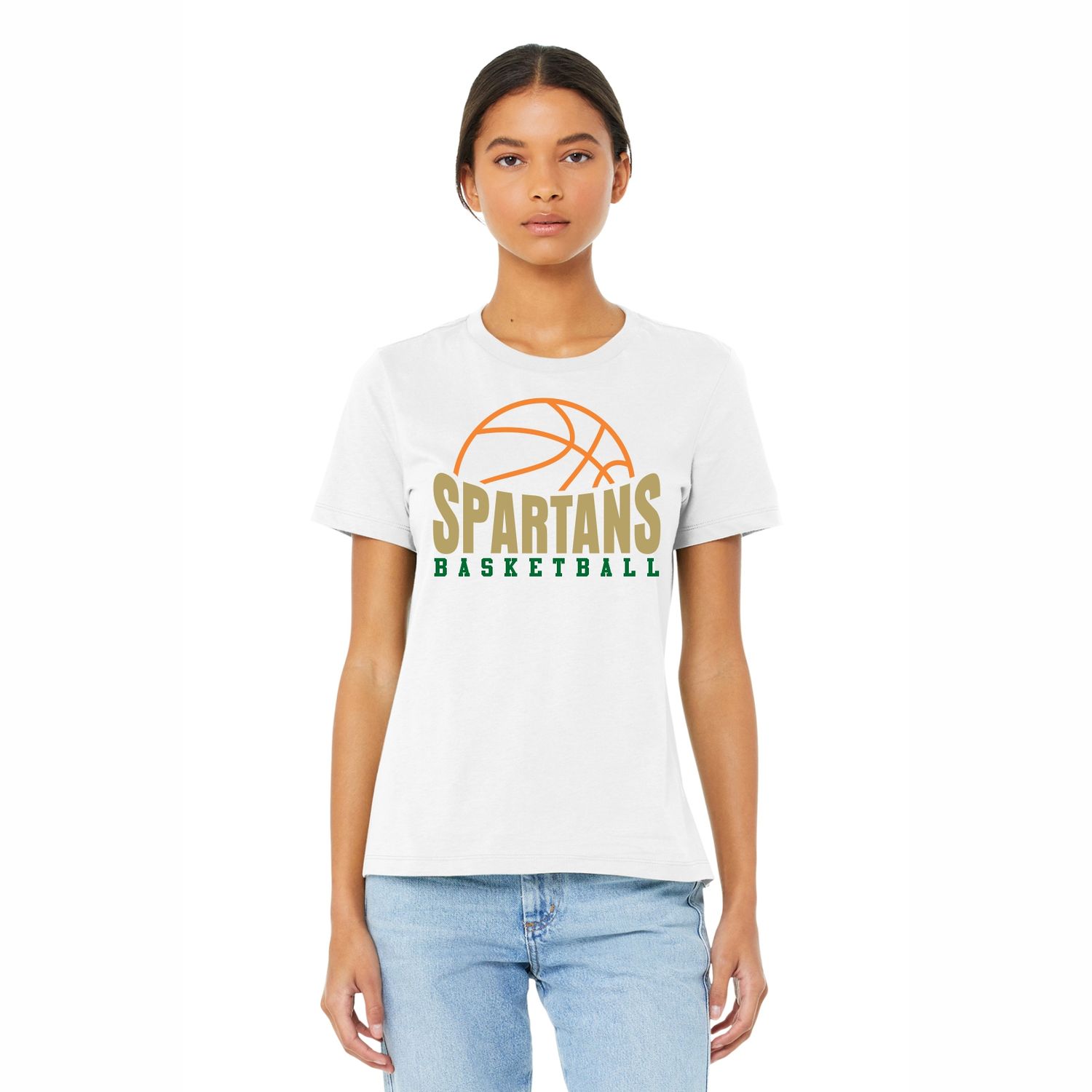 LADIES Short Sleeve Tee, Color: White