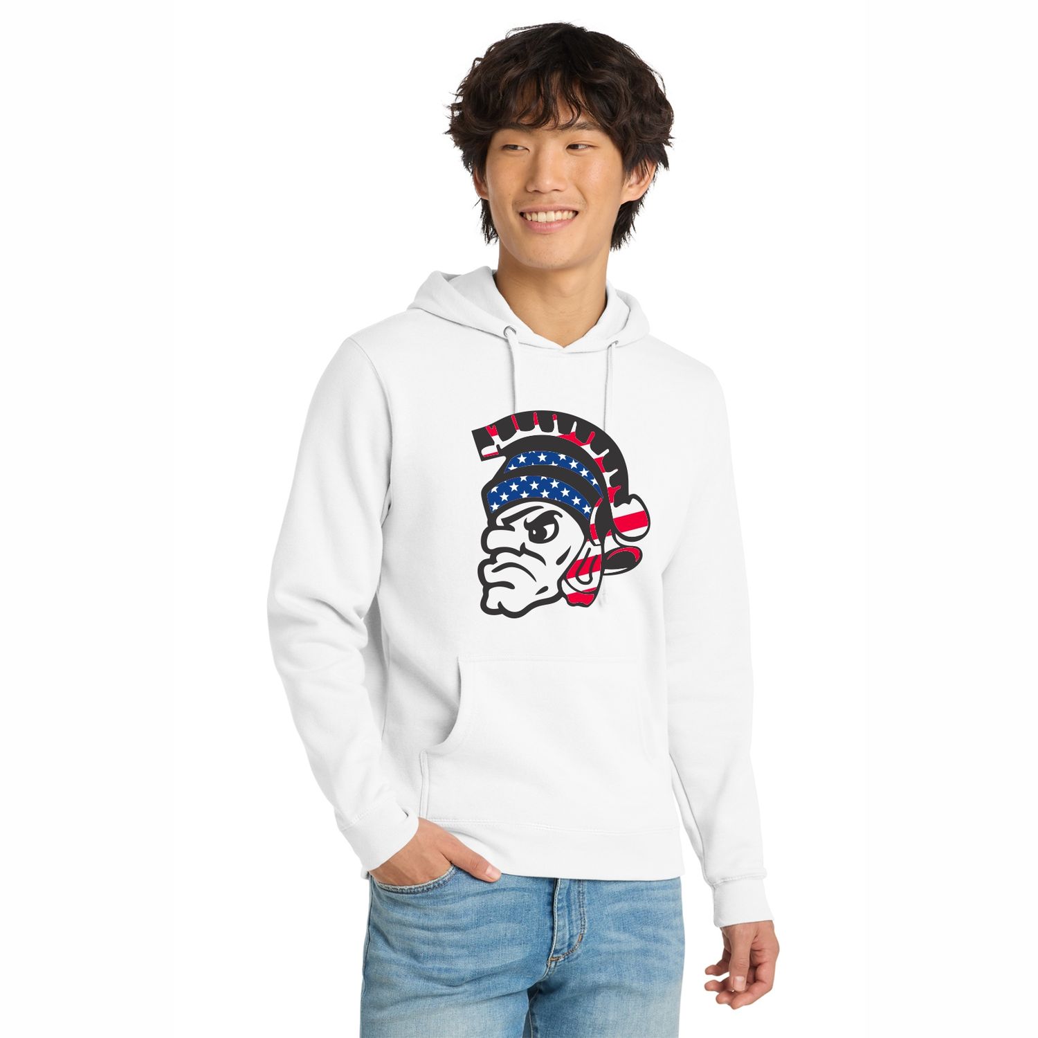 SPARTANS Patriotic Fleece Hoodie