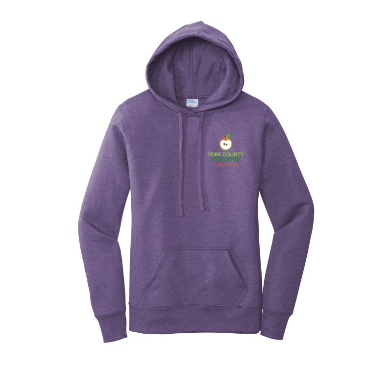 Ladies Fleece Pullover Hooded Sweatshirt