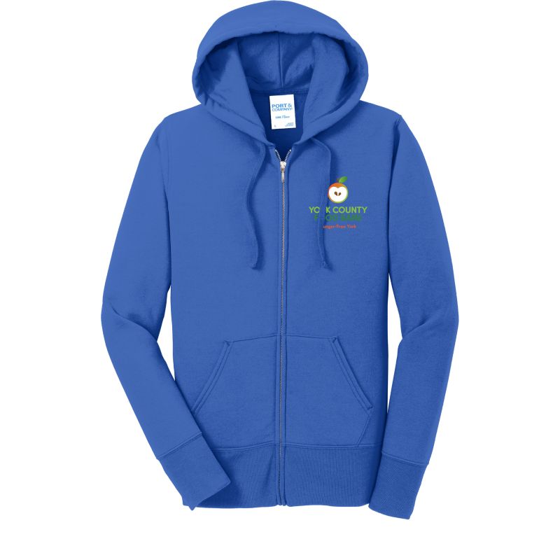 Ladies Fleece Full-Zip Hooded Sweatshirt