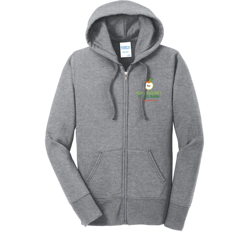 Ladies Fleece Full-Zip Hooded Sweatshirt