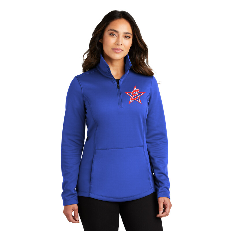 Port Authority Ladies Smooth Fleece 1/4-Zip