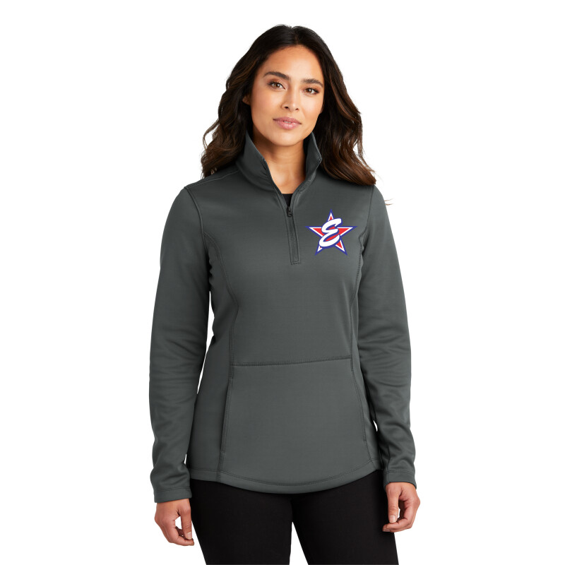 Port Authority Ladies Smooth Fleece 1/4-Zip