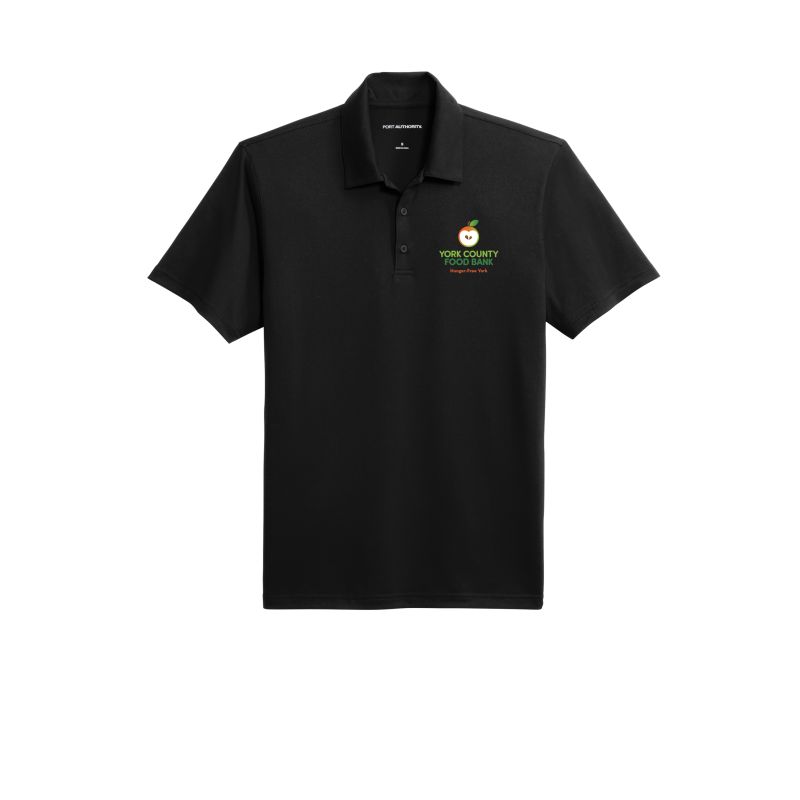 Men's Performance Staff Polo, Color: Black