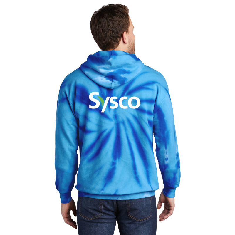 Unisex Tie-Dye Pullover Hooded Sweatshirt