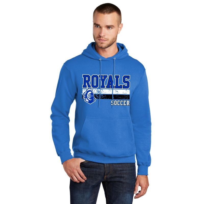 Unisex Fleece Pullover Hooded Sweatshirt - Logo #2