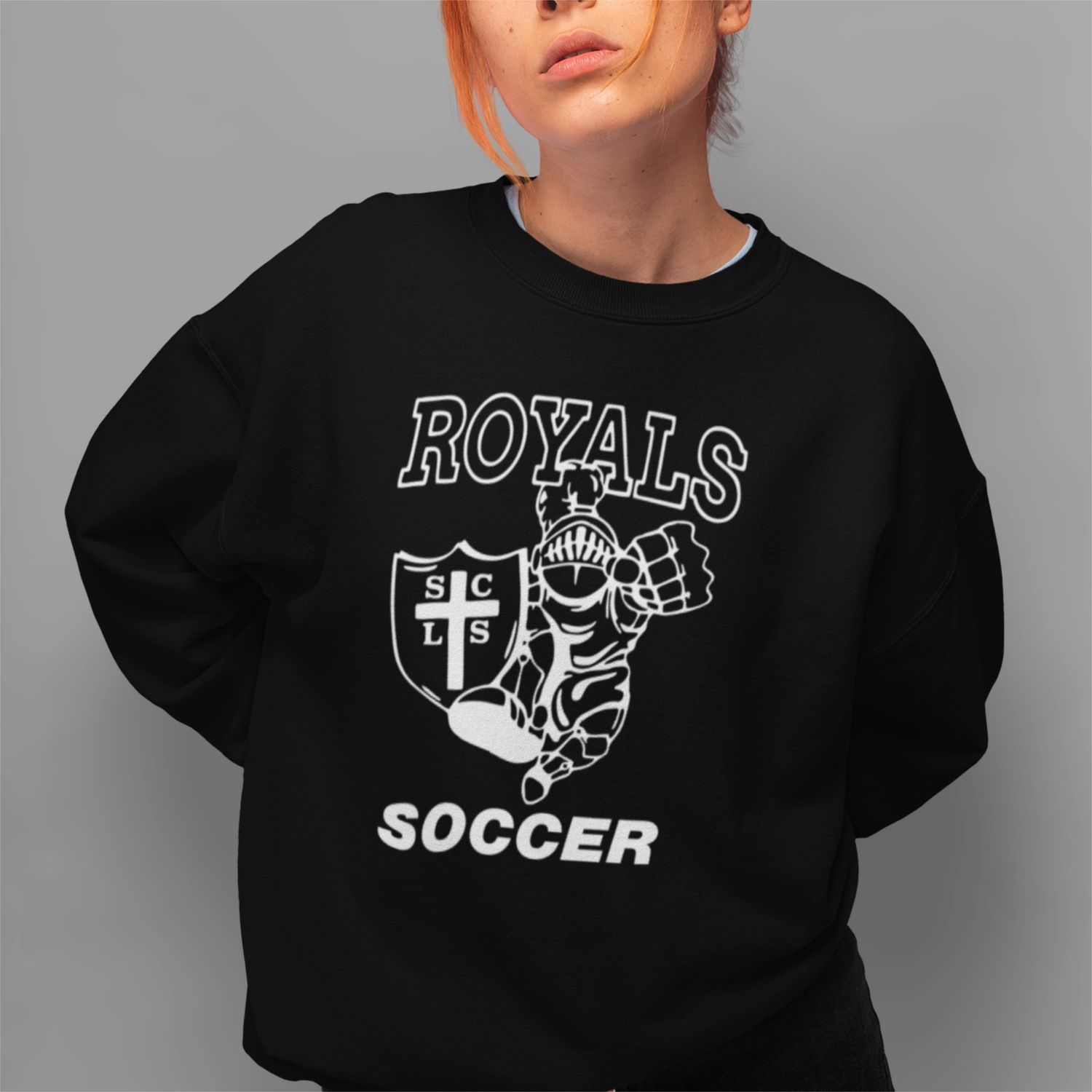 Unisex Fleece Crewneck Sweatshirt - Logo #1