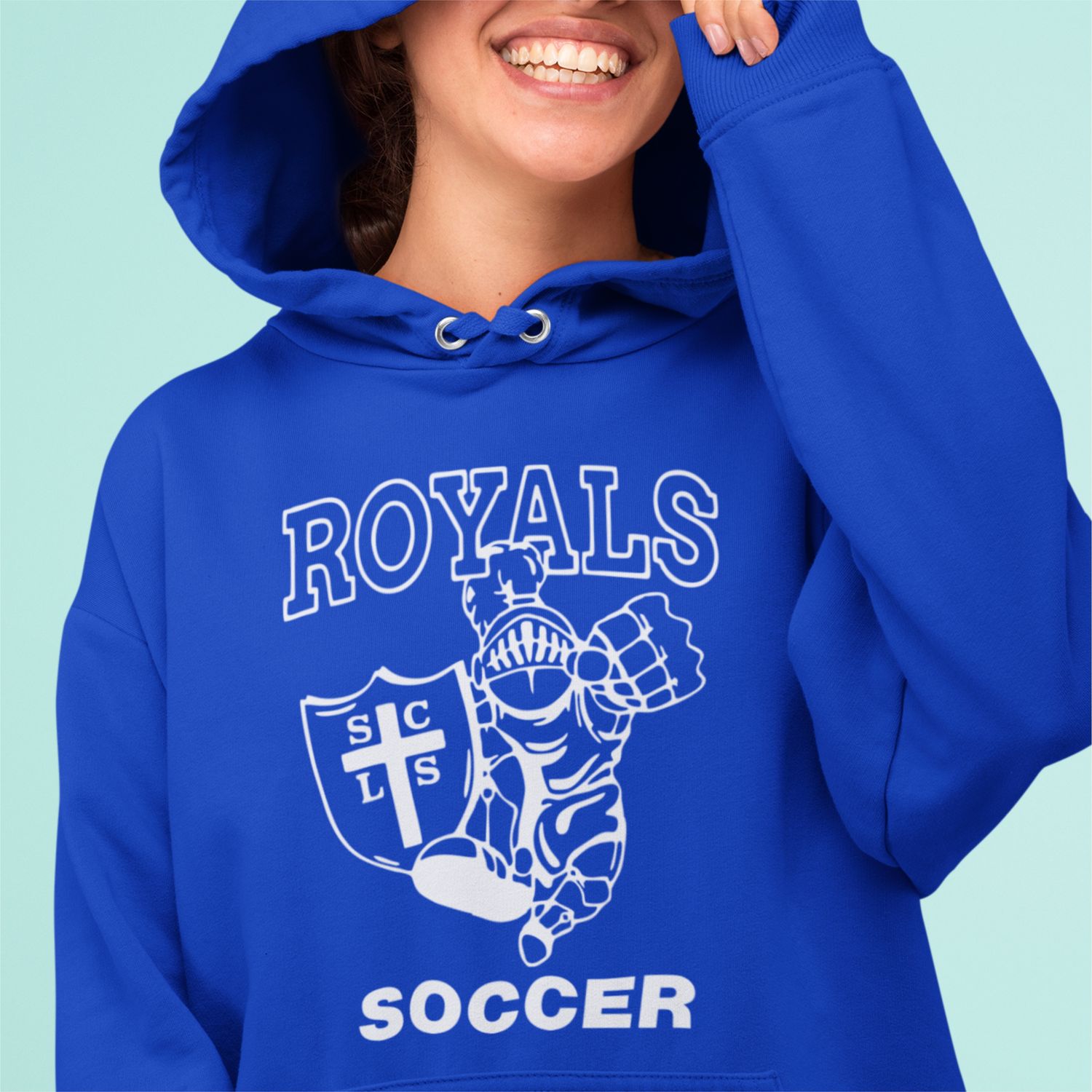 Unisex Fleece Pullover Hooded Sweatshirt - Logo #1