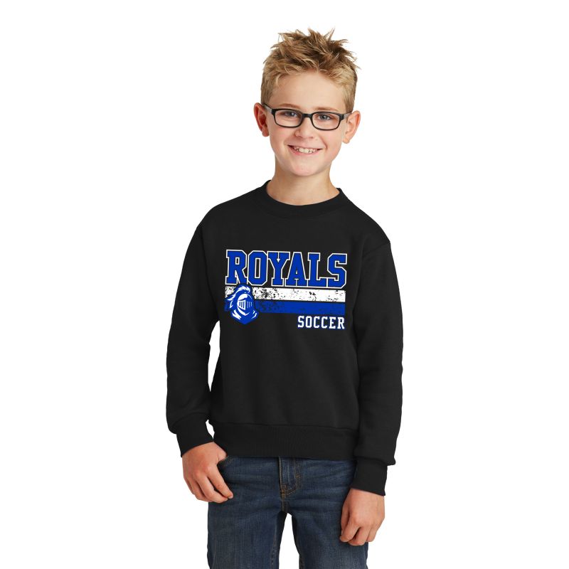 Youth Core Fleece Crewneck Sweatshirt - Logo #2
