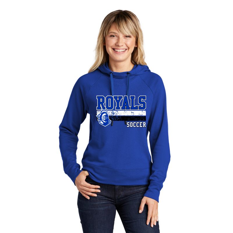 Women's Lightweight French Terry Pullover Hoodie - Logo #2