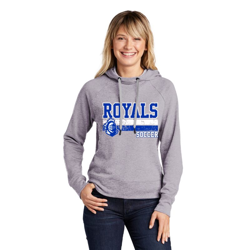 Women's Lightweight French Terry Pullover Hoodie - Logo #2