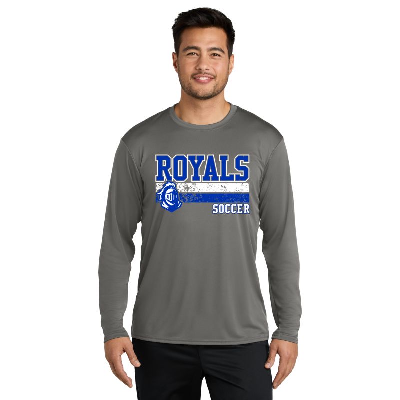 Unisex Long Sleeve Performance Tee - Logo #2