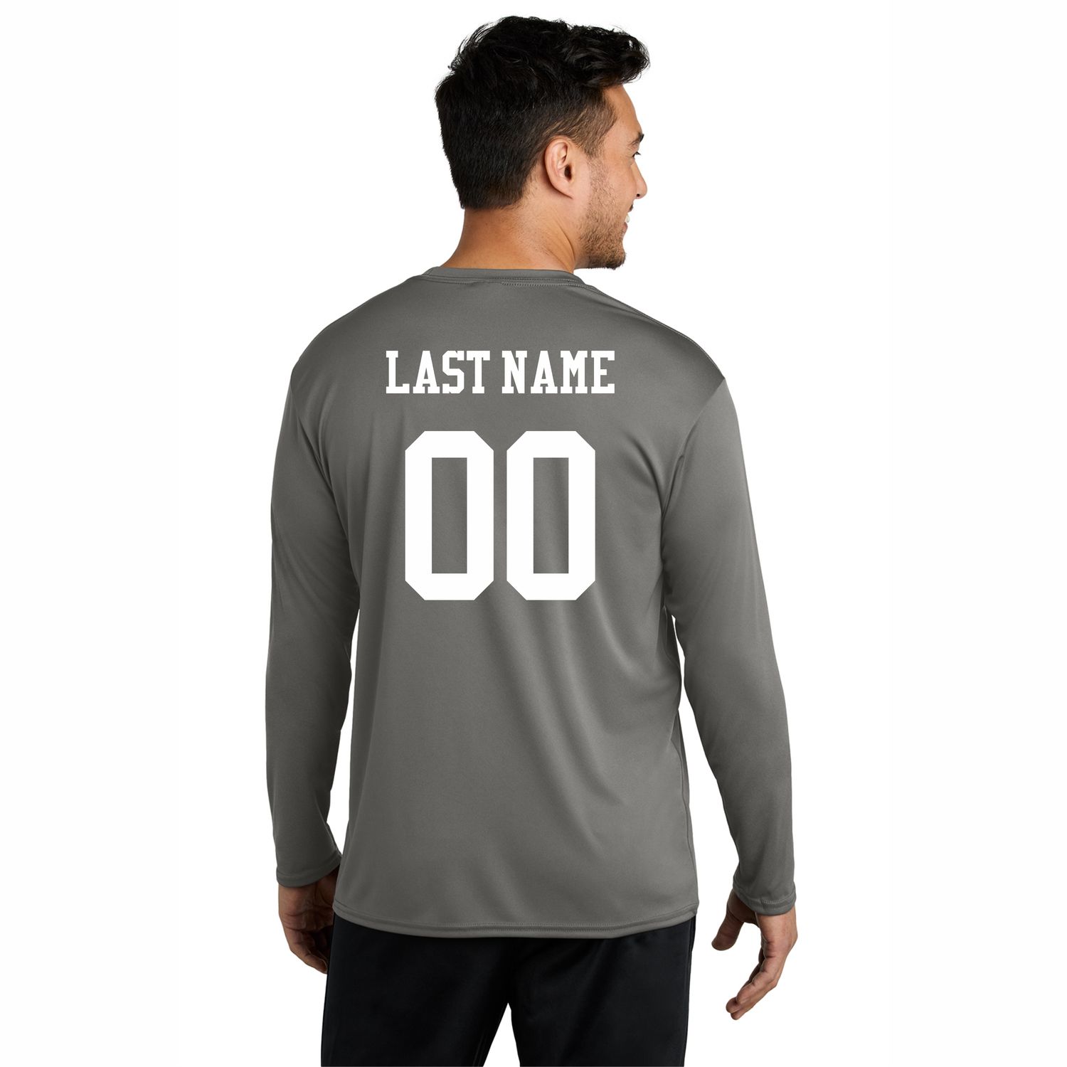 Unisex Long Sleeve Performance Tee - Logo #2