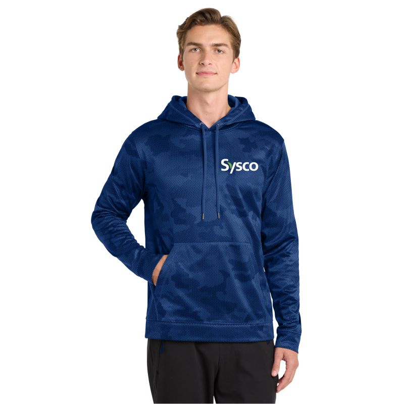 Sport-Tek® Sport-Wick® CamoHex Fleece Hooded Pullover