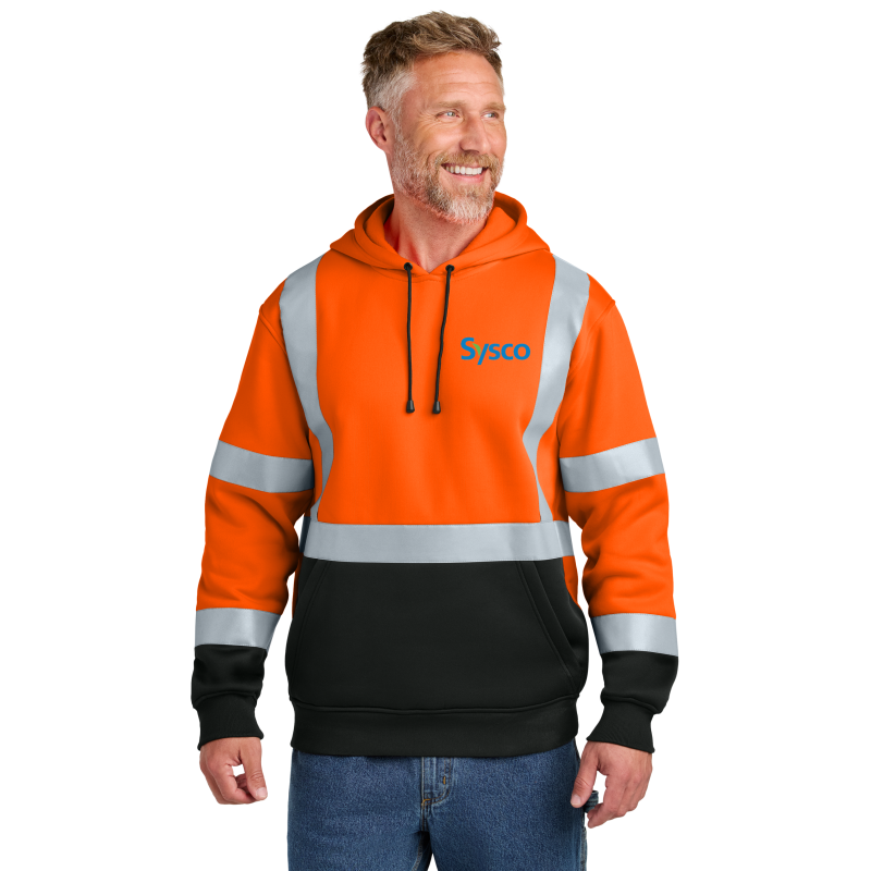 CornerStone® ANSI 107 Class 3 Heavy-Duty Fleece Pullover Hoodie