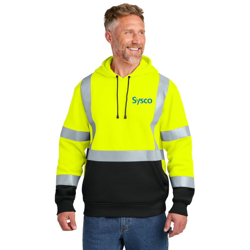 CornerStone® ANSI 107 Class 3 Heavy-Duty Fleece Pullover Hoodie