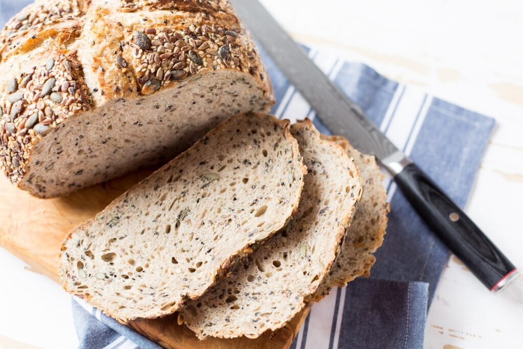 Multiseed sourdough loaf