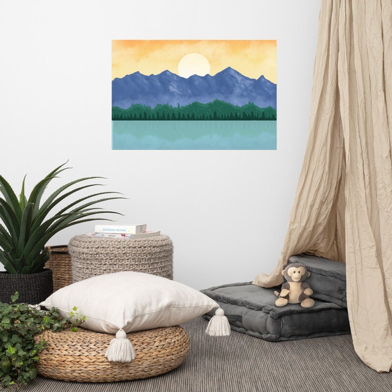 Mountain Lake Print