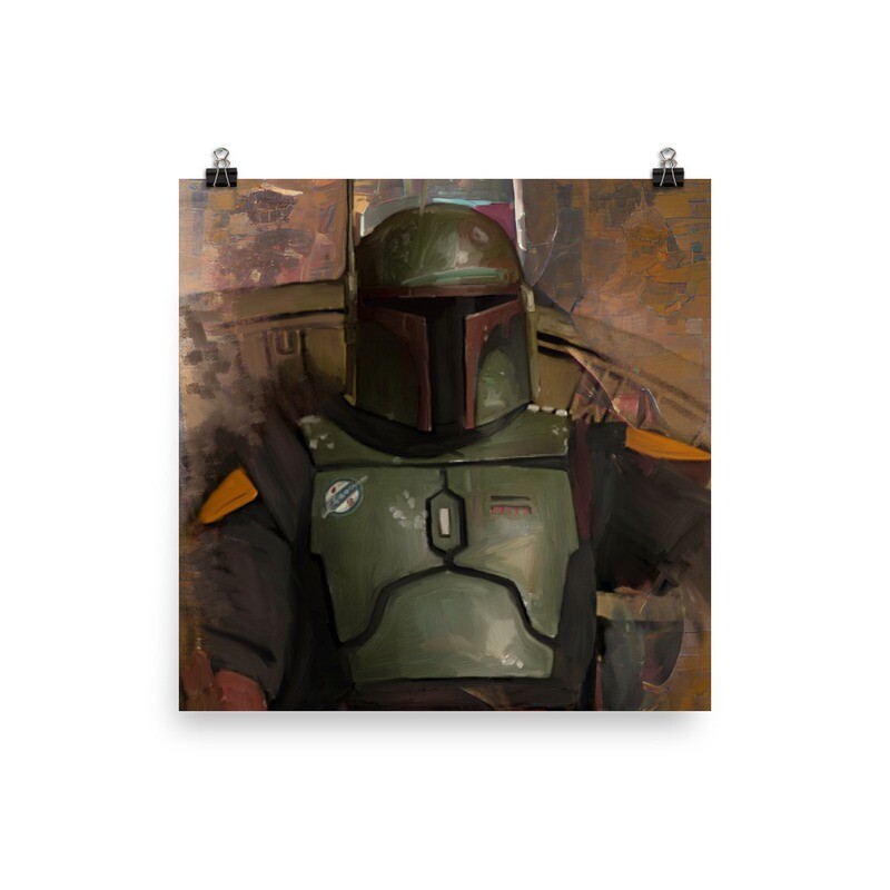 Painting of Boba Print