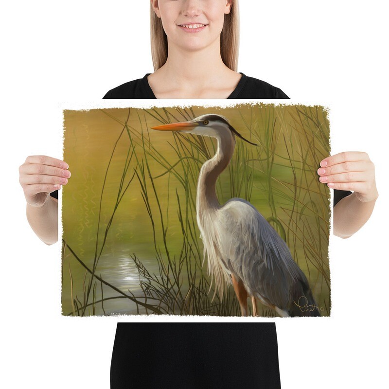 Blue Heron Painting Set